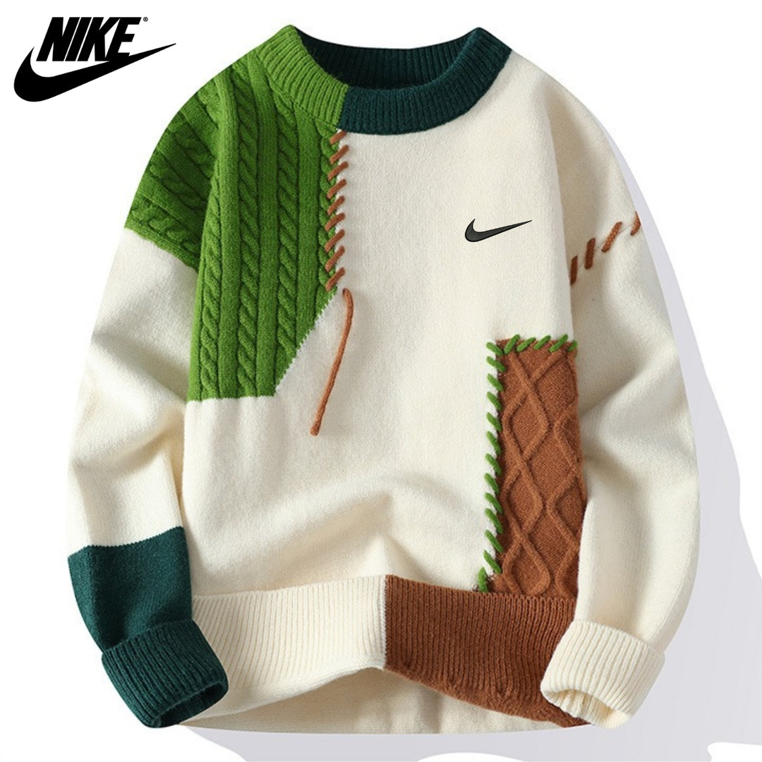 Maglione patchwork casual || Prezzo di saldo