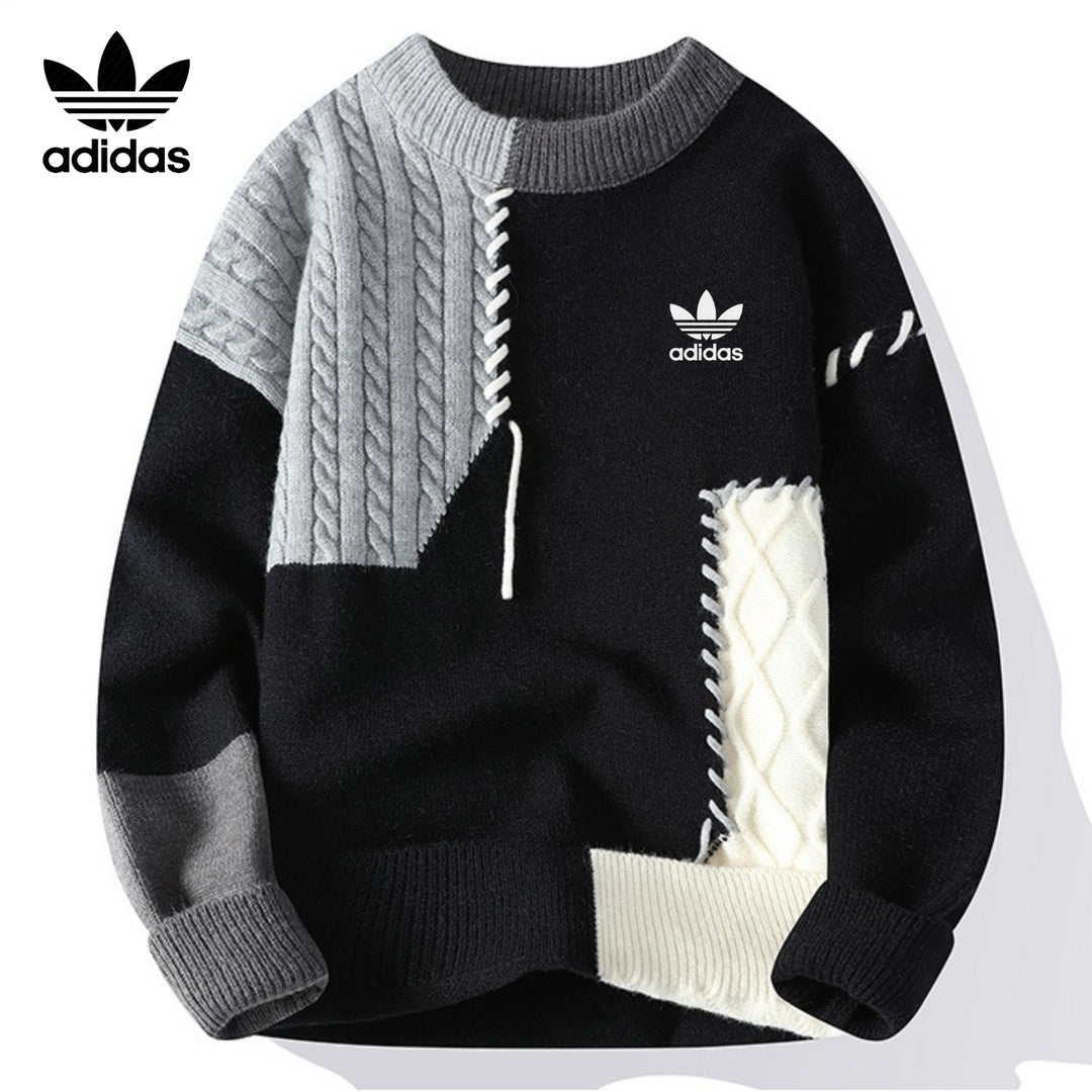 Maglione patchwork casual || Prezzo di liquidazione