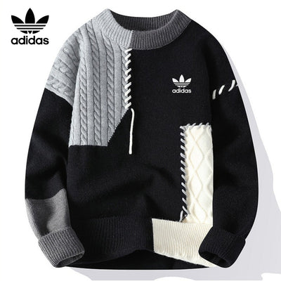 Maglione patchwork casual || Prezzo di liquidazione